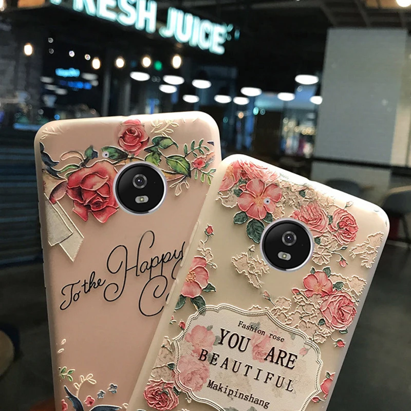 YueTuo матовая coque, крышка, чехол для motorola moto g5 g 5 moto g5 силиконовый Роскошные 3d прозрачный ТПУ телефон origine сзади