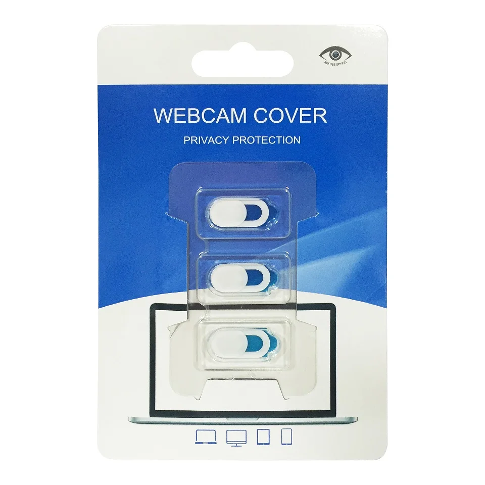 Conjunto de 100 cubiertas protectoras para Webcam, obturador de Protecci&oacute;n de Privacidad para Smartphone, port&aacute;til, cubierta protectora de c&aacute;mara de escritorio, 3 unids/set/Set-0