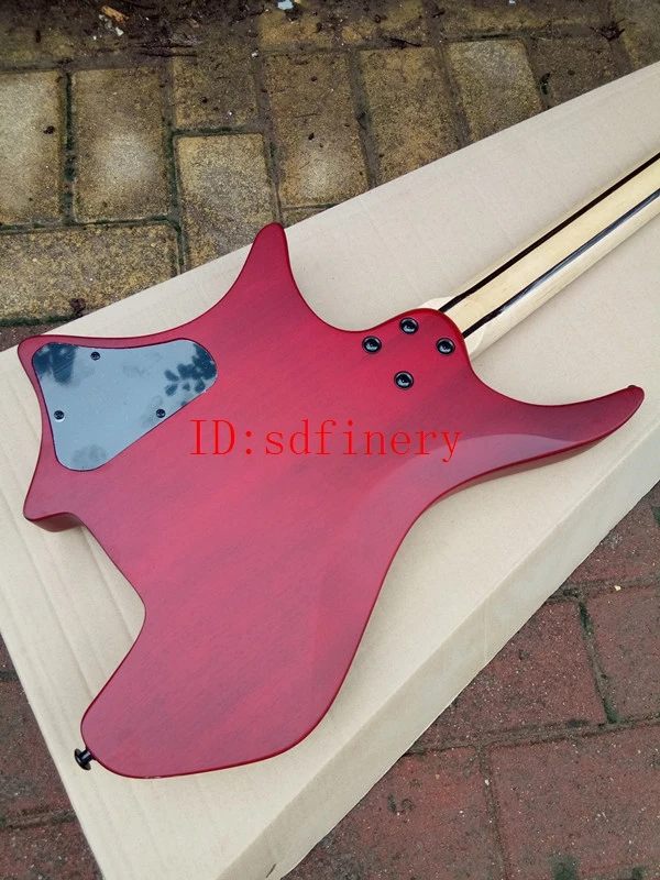 headless клен гриф электрогитара, корпус из красного дерева BJ-89 90