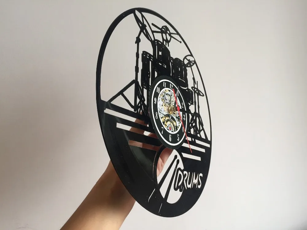 Набор для гитары барабана настенные часы музыкальный инструмент заметки
