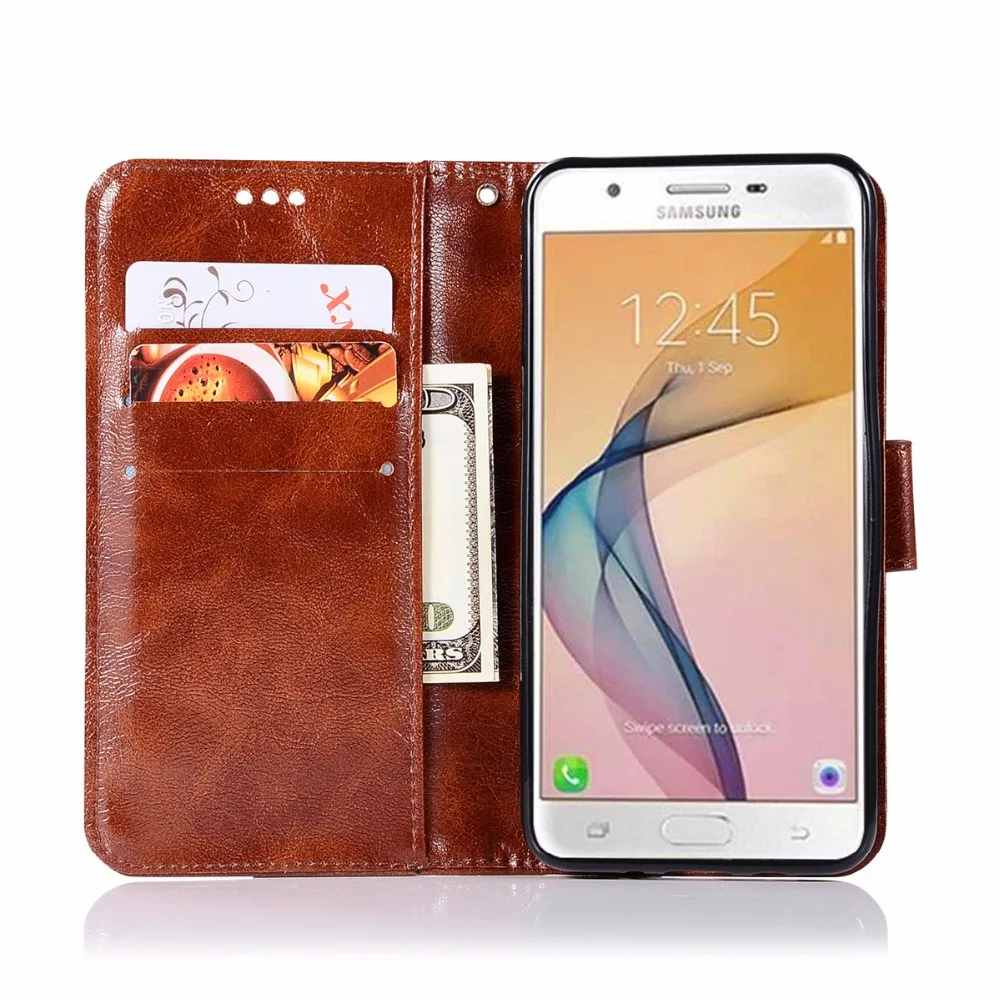 Модный чехол кошелек для Samsung Galaxy On5 2016 J5 Prime G570Y G570M G570F сумка телефона с подставкой