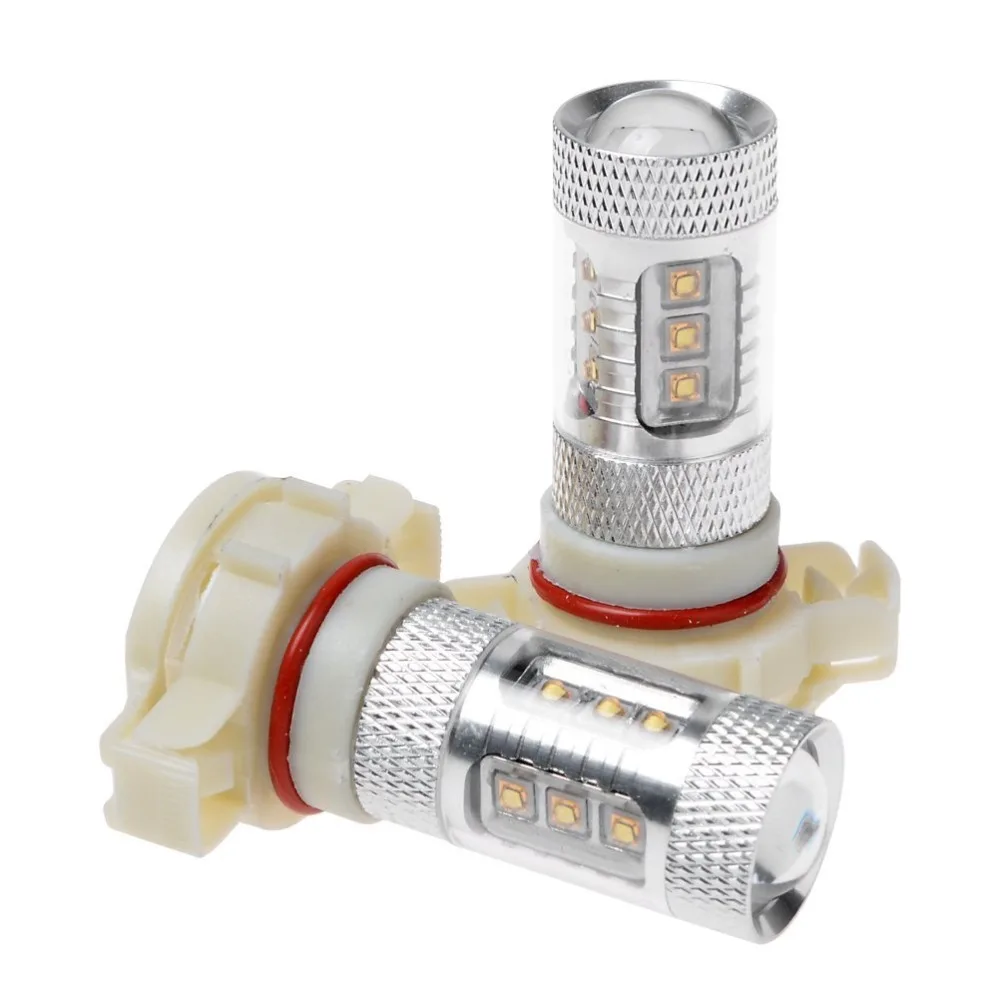 80 Вт белый CREE чип светодиодный H16 PS24W 5202 1200LM туман светильник DRL дневная ходовая
