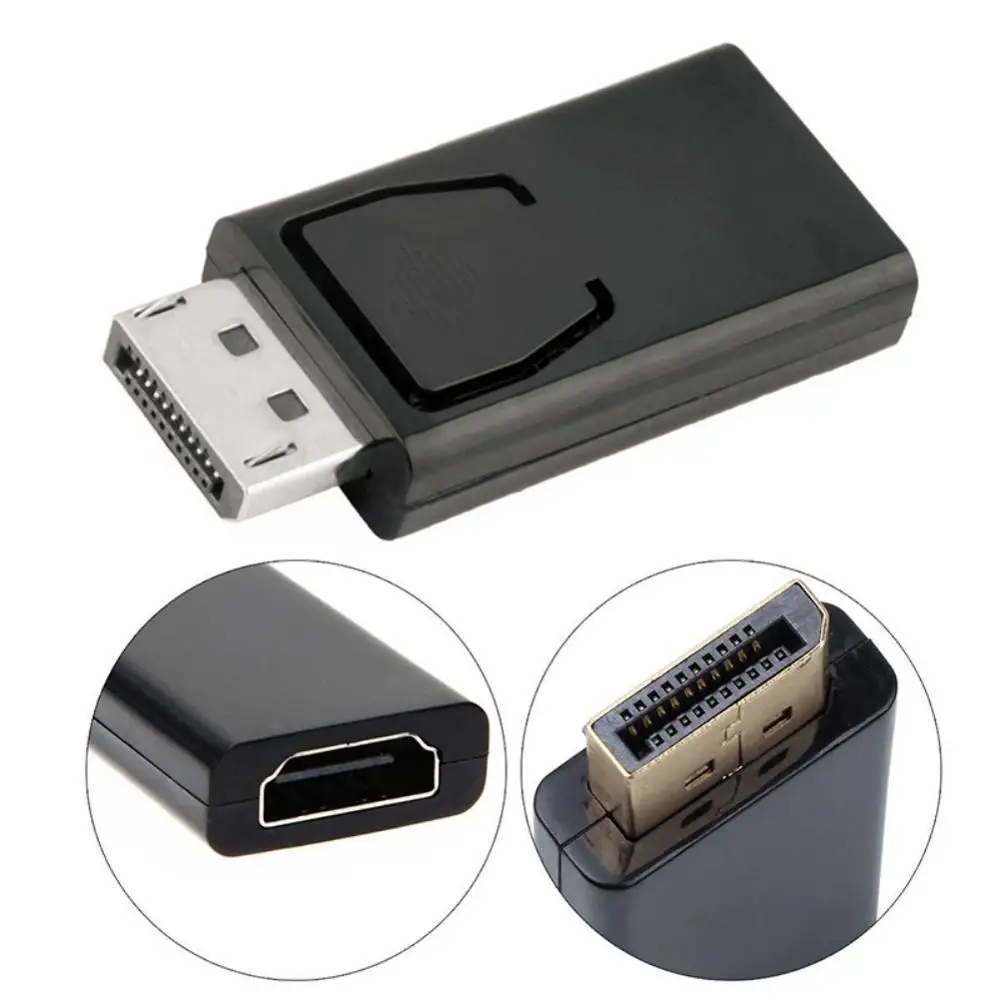 DP к HDMI конвертеру 30 Гц Видео Аудио разъем порт дисплея адаптер Женский мужчине