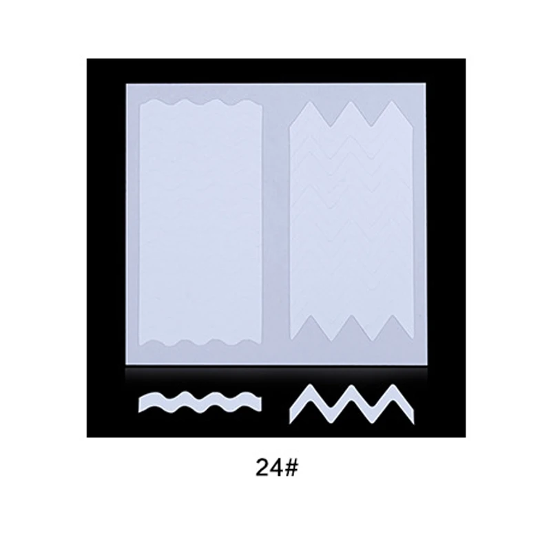 10 шт. наклейки для ногтей французский маникюр инструменты самостоятельного