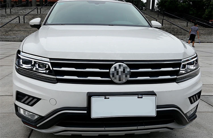 Авто часть стиль светодиодный головной фонарь для VW Tiguan светодиодный фонарь для Tiguan drl H7 hid Биксеноновые линзы Ангел глаз ближнего света