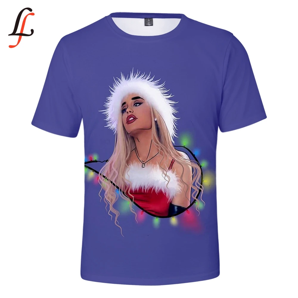 Ариана Гранде повседневные футболки для мужчин и женщин Летняя одежда K поп Harajuku