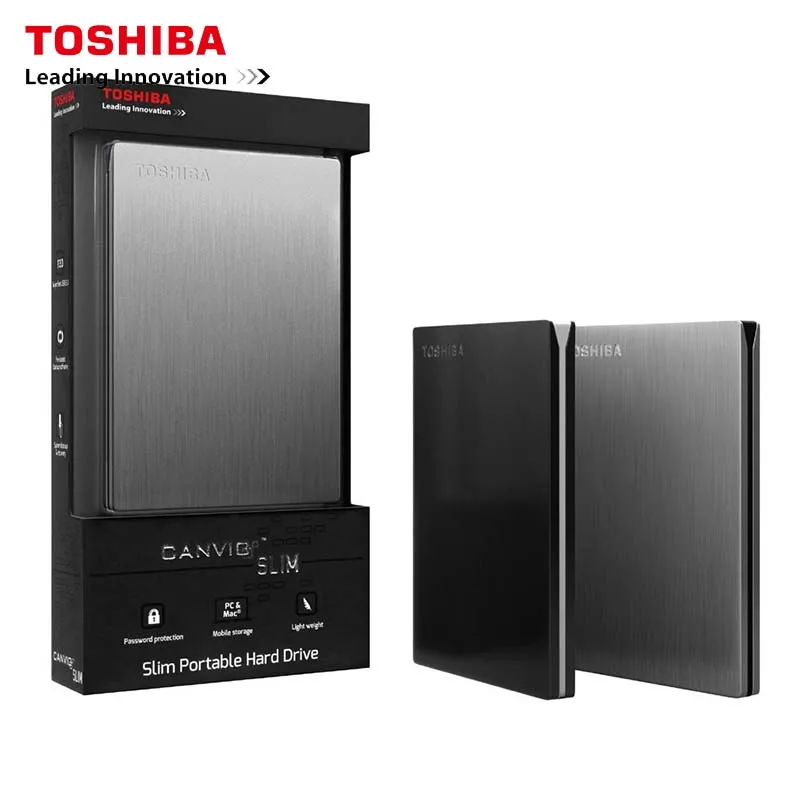 Внешний жесткий диск Toshiba Slim Series 2 ТБ мобильный 5 дюйма портативный HDD USB 3 0 для