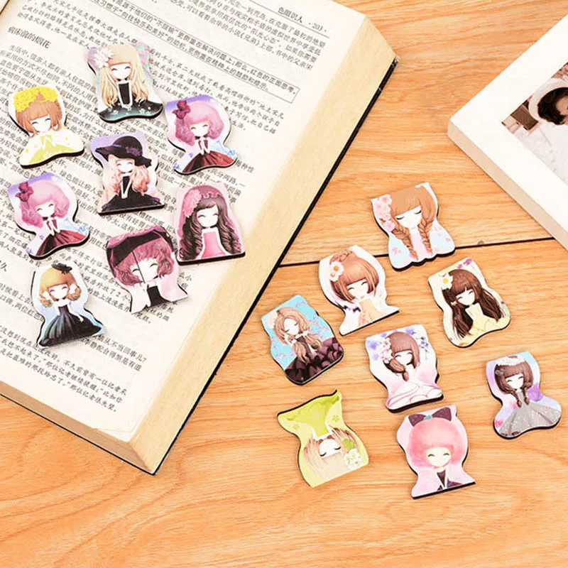 Милый Kawaii hello kitty Закладка на магните винтажная Эйфелева башня Bookmarks для книг