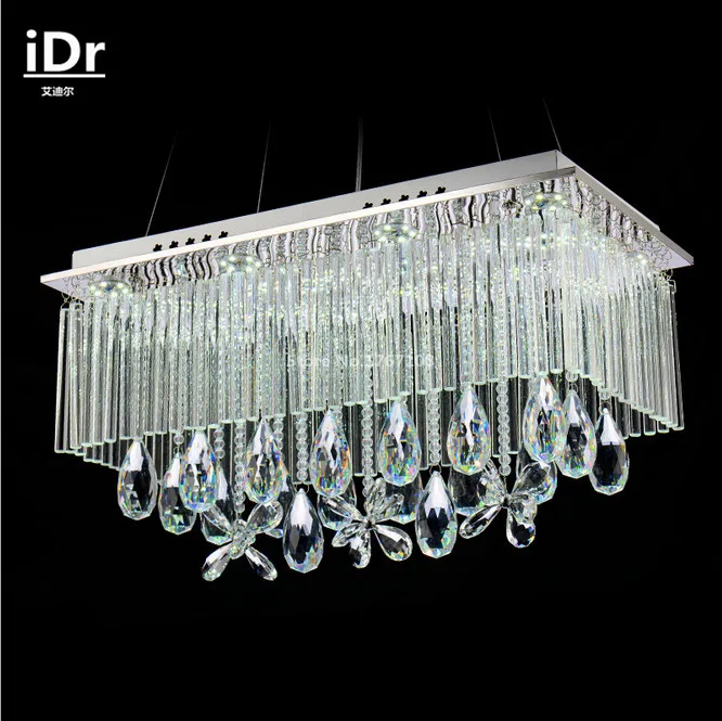 Новые прямоугосветодиодный ные светильники современная хрустальная лампа для