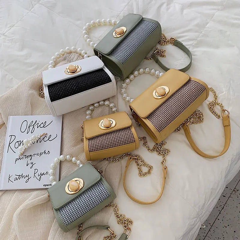 Элегантная женская сумка-тоут с жемчугом 2019 модная новая качественная