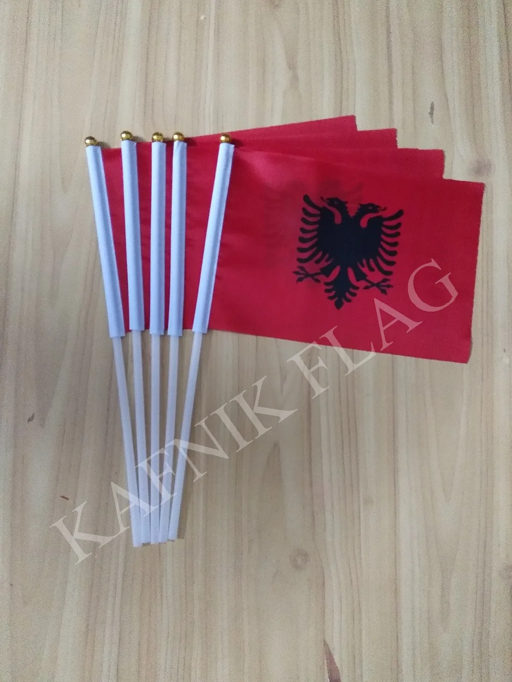 Кафник 5 шт. флаги стран с ручной волной в Албании бесплатная доставка | Дом и сад