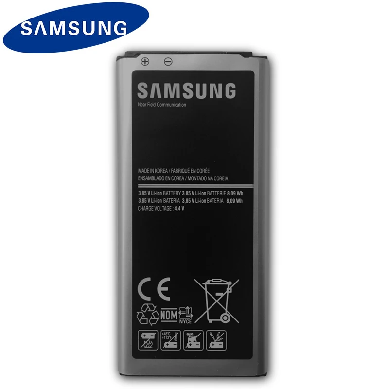 Оригинальная запасная батарея для телефона Samsung GALAXY S5 Mini EB BG800BBE G870a G870W SM G800F 2100mAh