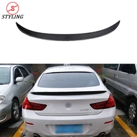 f06 carbon spoiler p style for bmw gran coupe 6 series 640i 650i carbon fiber rear trunk spoiler wing 2014 2016 2017 2018 2019
