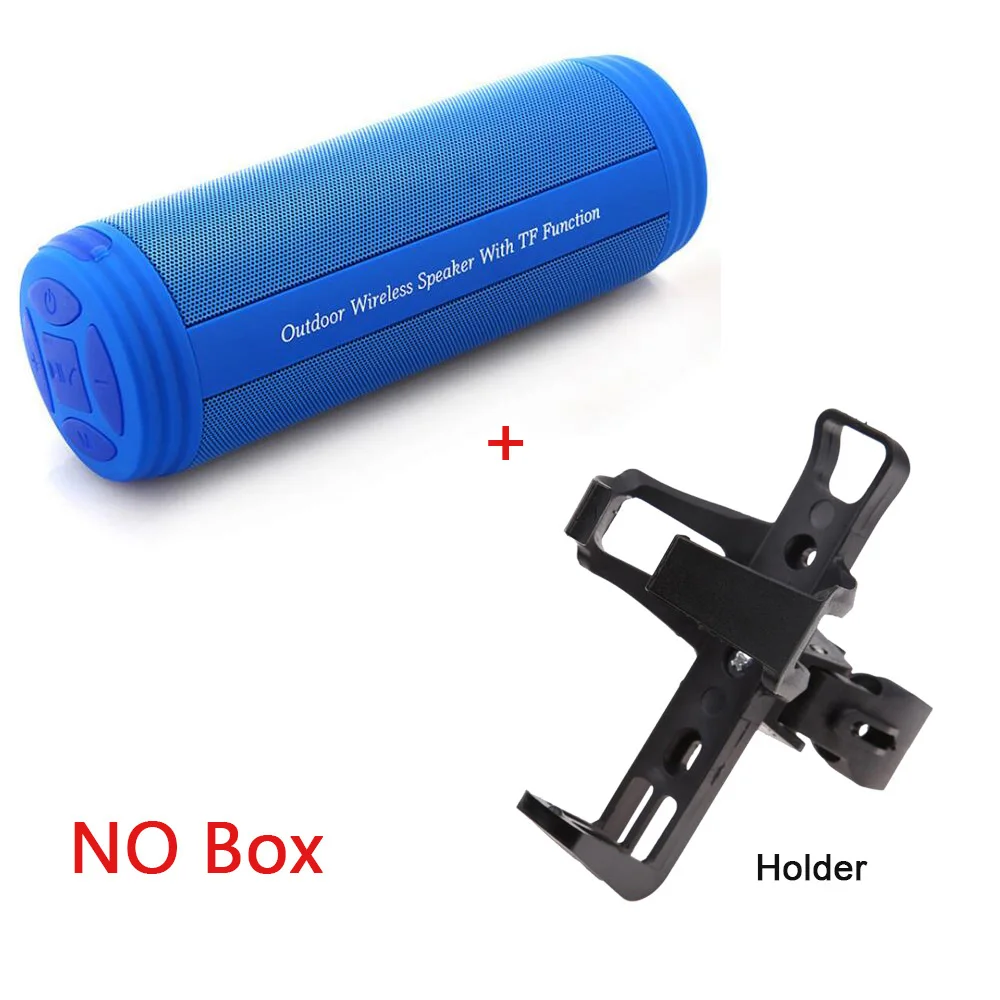 Blue holder no box T3 Портативный Bluetooth Динамик открытый Беспроводной Водонепроницаемый CSR Мощный сабвуфер глубокий бас беспроводные колонки MP3 плеер с микрофоном - Цвет: Blue holder no box