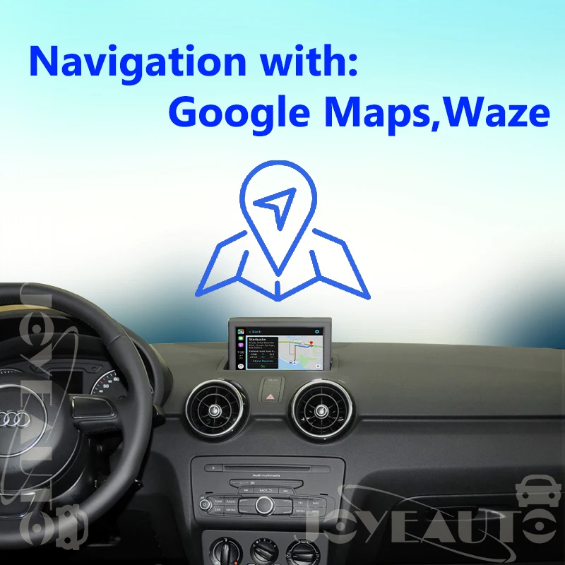 Joyeauto Aftermarket A1 Q3 MMI RMC OEM Wifi беспроводной Apple CarPlay интерфейс модифицированный для Audi с сенсорным экраном камера заднего вида