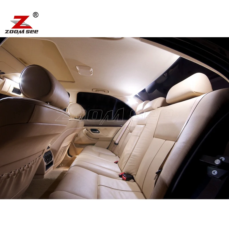 Комплект светодиодных ламп для салона автомобиля 21 шт. + лампа номерного знака BMW