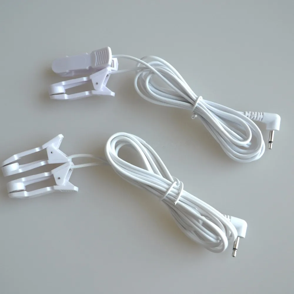 10 шт. провода электрода соединительные кабели грудь и уши клип контактный