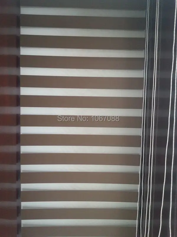 100% полиэстер блэкаут экологически чистые коричневые жалюзи шторы на окна для