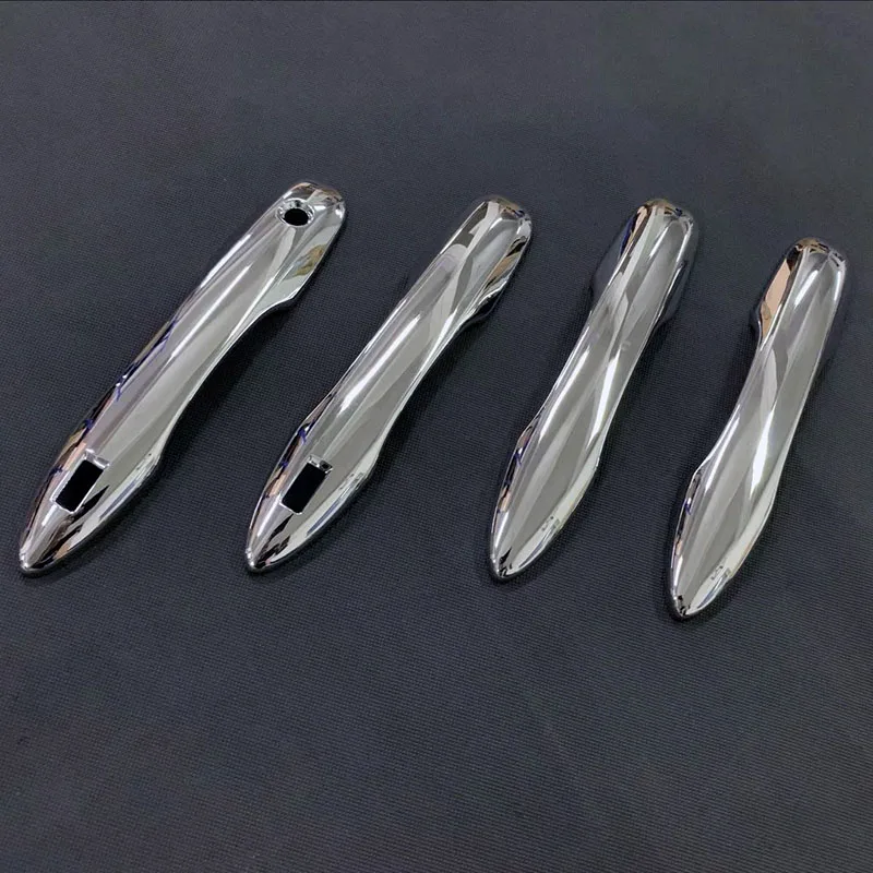 4PCS Автомобильная рамка дверной ручки украшения крышки ручки для автомобильных дверей лента с блестками внешние аксессуары для Toyota Corolla Спорт хэтчбек - Цвет: 4PCS