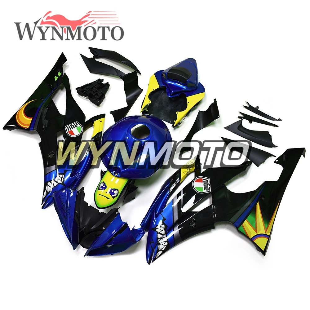 Пластиковые обтекатели для Yamaha YZF R6 2008 2016 09 10 11 12 13 14 15|Накладки и декоративные