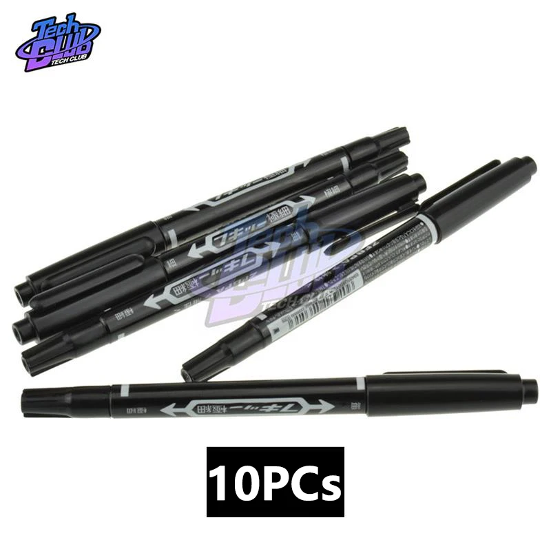 Черная CCL анти травление печатная плата чернильный маркер двойная ручка для DIY