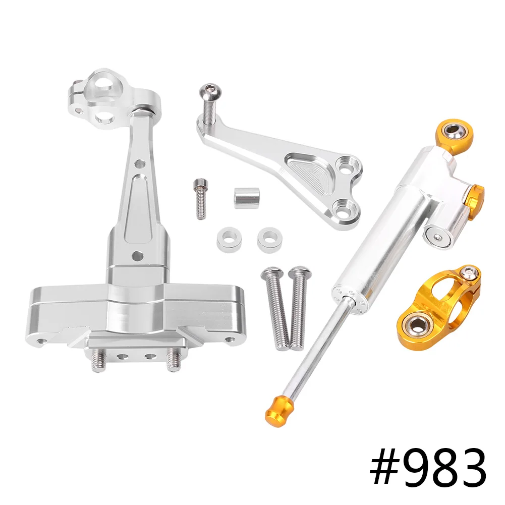 

For Honda CB650F Steering Damper Stabilizer w/ Bracket Set Saftety Control Anodized Aluminum 2014-2016 Motorcycle Accessories