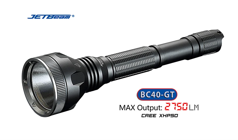 2017NEW JETBeam BC40GT фонарик/прожектор-2750Lm-CREE XHP50 LED