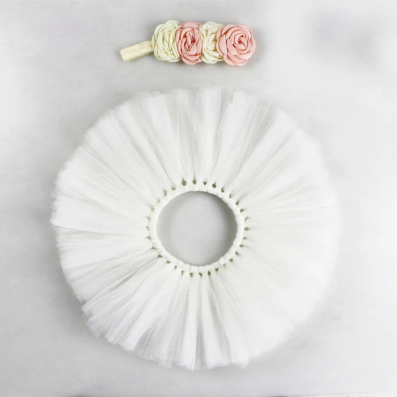 Реквизит для фотосъемки новорожденных детская Радужная принцесса юбка пачка и