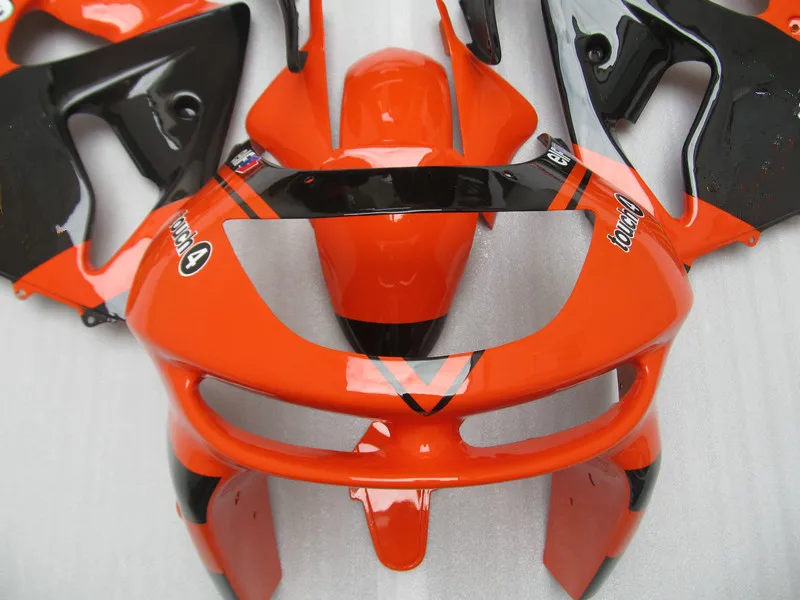 ABS full Fairing kit fit for Kawasaki ZX6R 1998 1999 NINJA ZX-6R 98 99 orange black high grade fairings set AS26 | Автомобили и