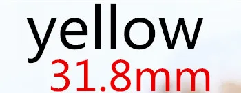 31.8mm yellow Новинка 28,6 мм/31,8 мм/34,8 мм быстросъемный зажим для подседельного штыря из сплава для горного велосипеда, велосипедного седла, зажим для седла, QR стиль - Цвет: 31.8mm yellow