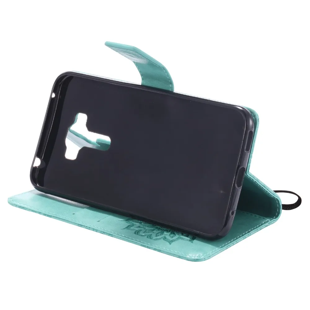 Мода Fundas Флип Подсолнечное бумажник Case для Asus Zenfone Selfie ZD552KL 5.5 дюймов стенд кожа