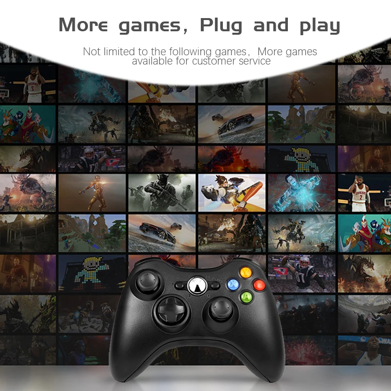 Данные лягушка 2,4G беспроводной контроллер для Xbox 360 джойстик для microsoft PC Windows 7 8 10 геймпад для телефона Android
