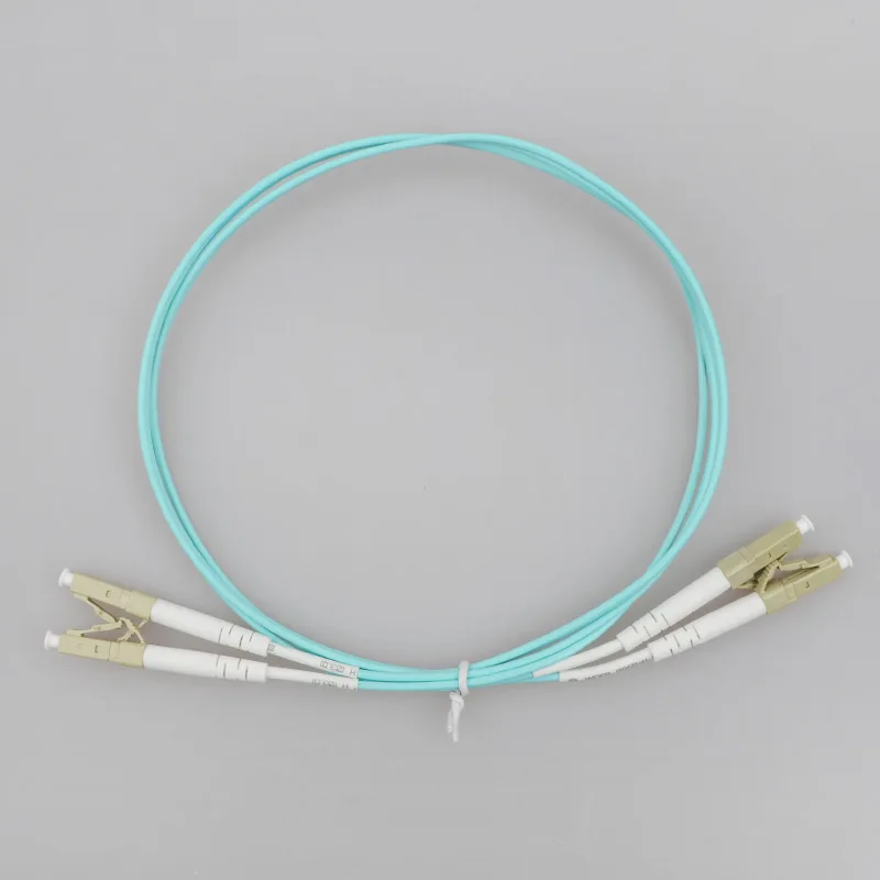 Aqua Color LC to Multimode OM4 волоконный патч-кабель патч-корд мм дуплекс 50/125 любая длина