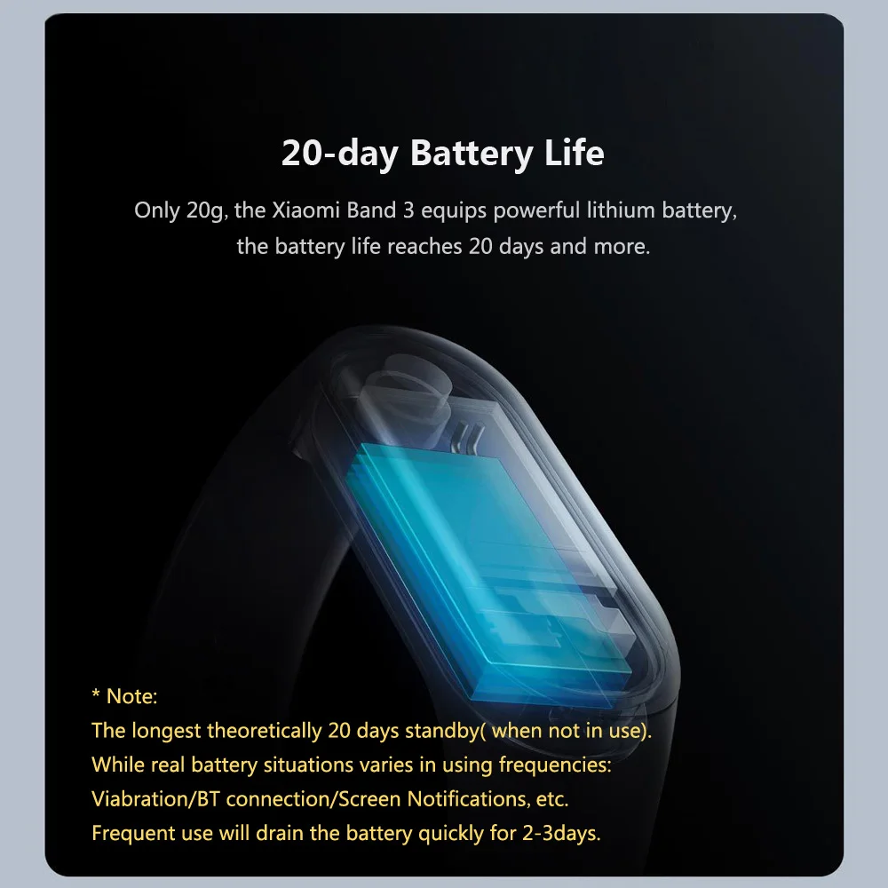 Xiaomi mi Band 3 Смарт-Браслет фитнес-браслет трекер OLED сенсорный экран для сердечного ритма часы с функцией BT mi Band 3 Smartband