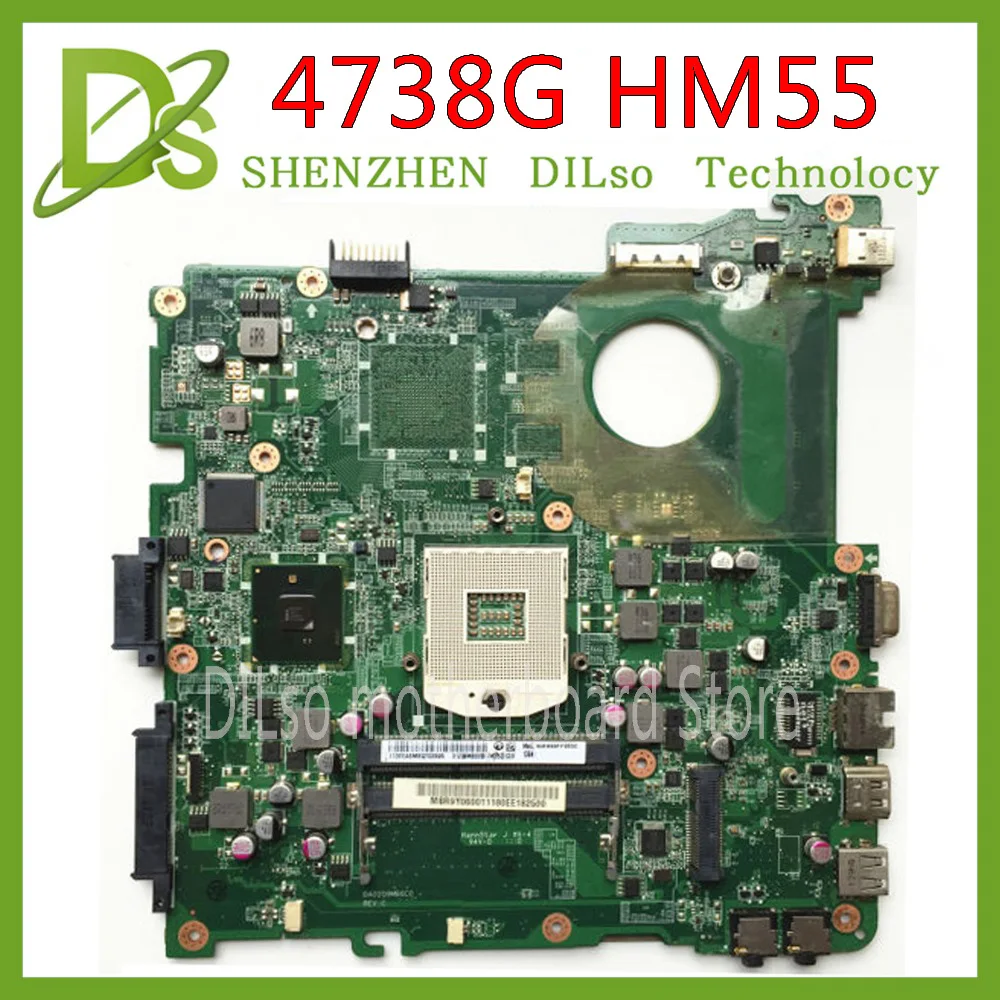 KEFU DA0ZQ9MB6C0 MBR9Y06001 для acer aspire 4738 4738G 4738Z 4738ZG Материнская плата ноутбука тест HM55 DDR3 оригинальная материнская плата