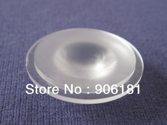 

CNK-35.6 High quality LED Optical Lens, Size: 35.6X10.2mm, 45 degree, grinding Surface, PMMA materials