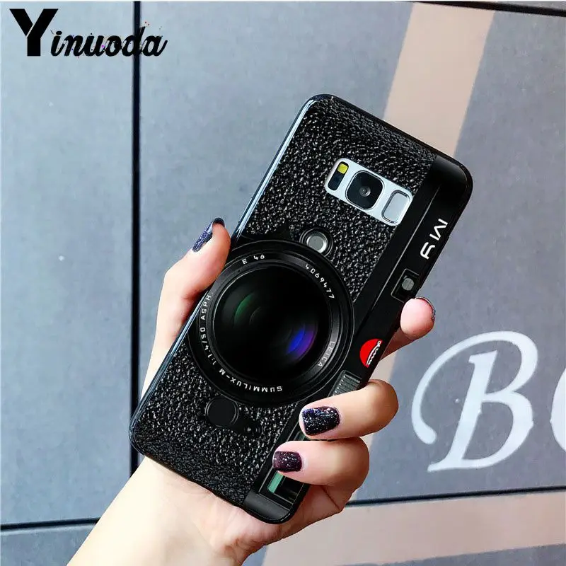 Цветной милый чехол Yinuoda в стиле ретро для телефона Samsung Galaxy S9 S20 S10 Plus S10E S6 S7 S8 S9Plus |