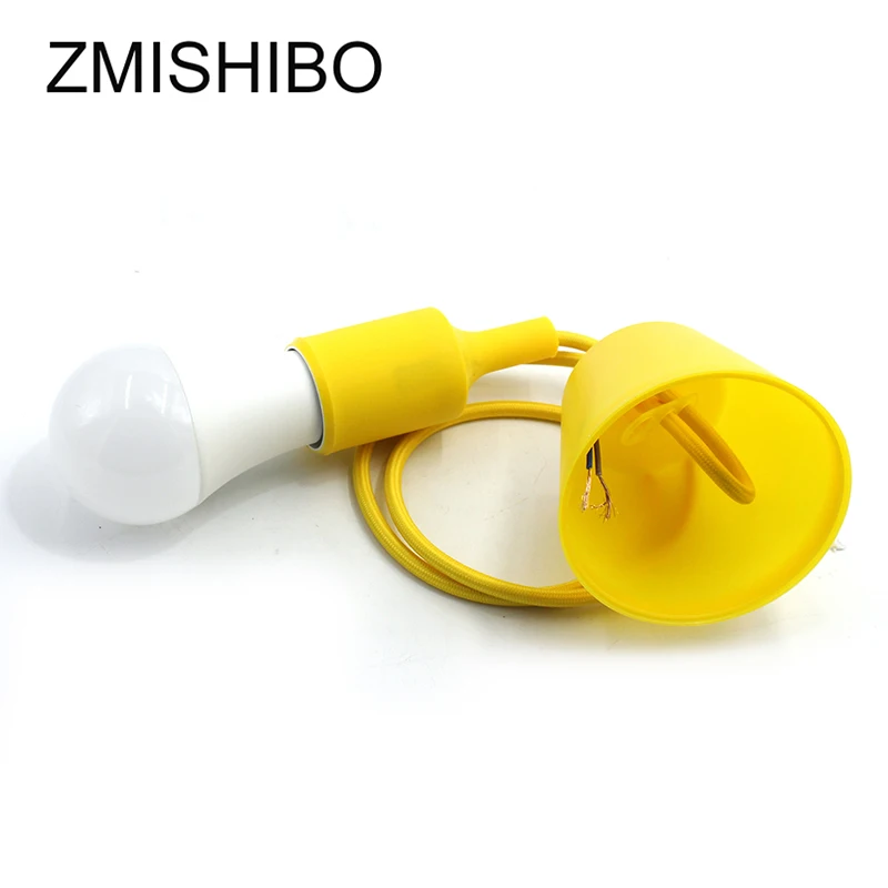Шнур ZMISHIBO подвесные лампы разноцветный пластиковый подвесной светильник с