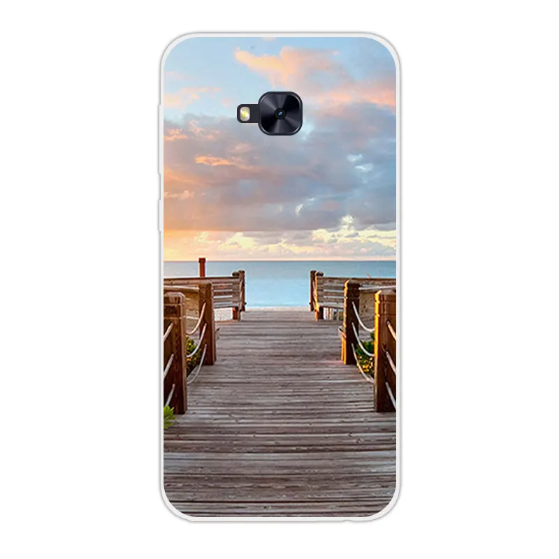 5 'для ZD553KL Чехлы для Asus ZenFone 4 Selfie Мягкие силиконовые чехлы из ТПУ чехол телефона