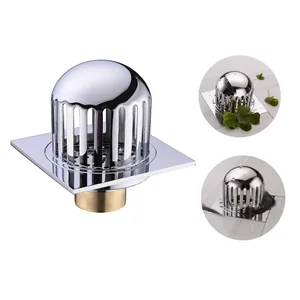 Латунный хромированный садбалконнаружный сток в полу со съемным чехлом решетка 4 дюйма длинная