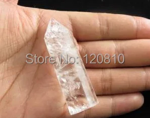 Натуральный Тибетский Phantom кварцевый камень полировка точка палочка Исцеление |