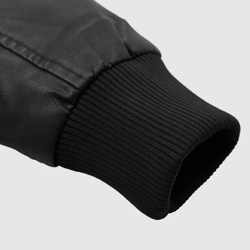 Мужская зимняя куртка CARANFIER из искусственной кожи новый стиль мужское