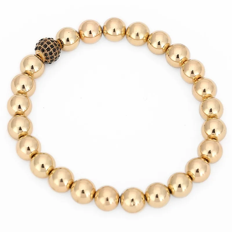 Лидер продаж для женщин и мужчин Bijoux Femme сделай сам медный Кристальный шар 8 мм