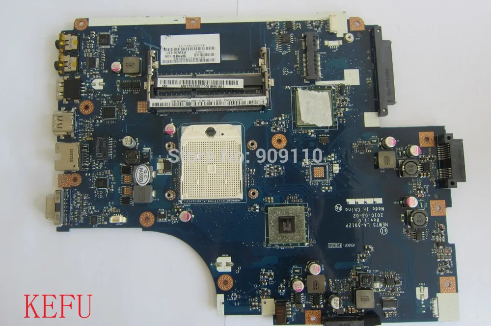 Yourui Для ACER 5551G 5552 5552G 5551 материнская плата для ноутбука NEW75 LA-5912P материнская плата+ процессор полный тест