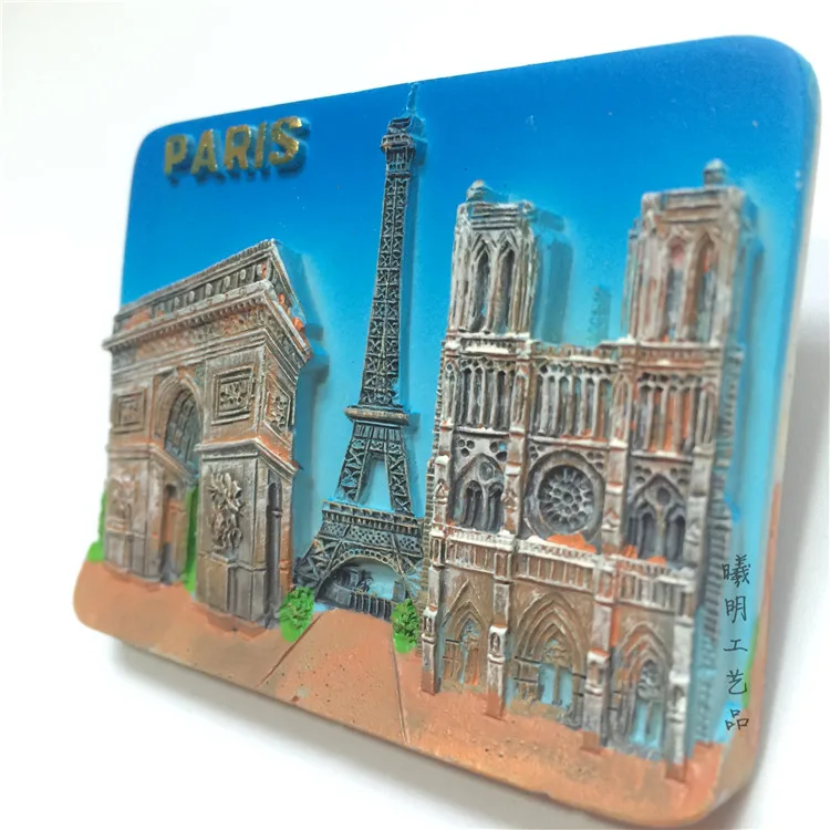 3D французский париж строительная арка триумфальная эйфелева башня нотр дам