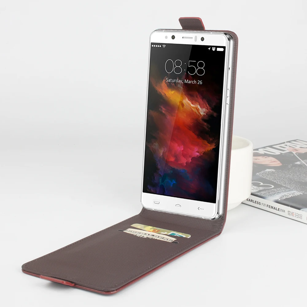 HongBaiwei For Homtom HT10 Case Leather Flower Pattern Vertical Flip Luxury Phone Cover for | Мобильные телефоны и