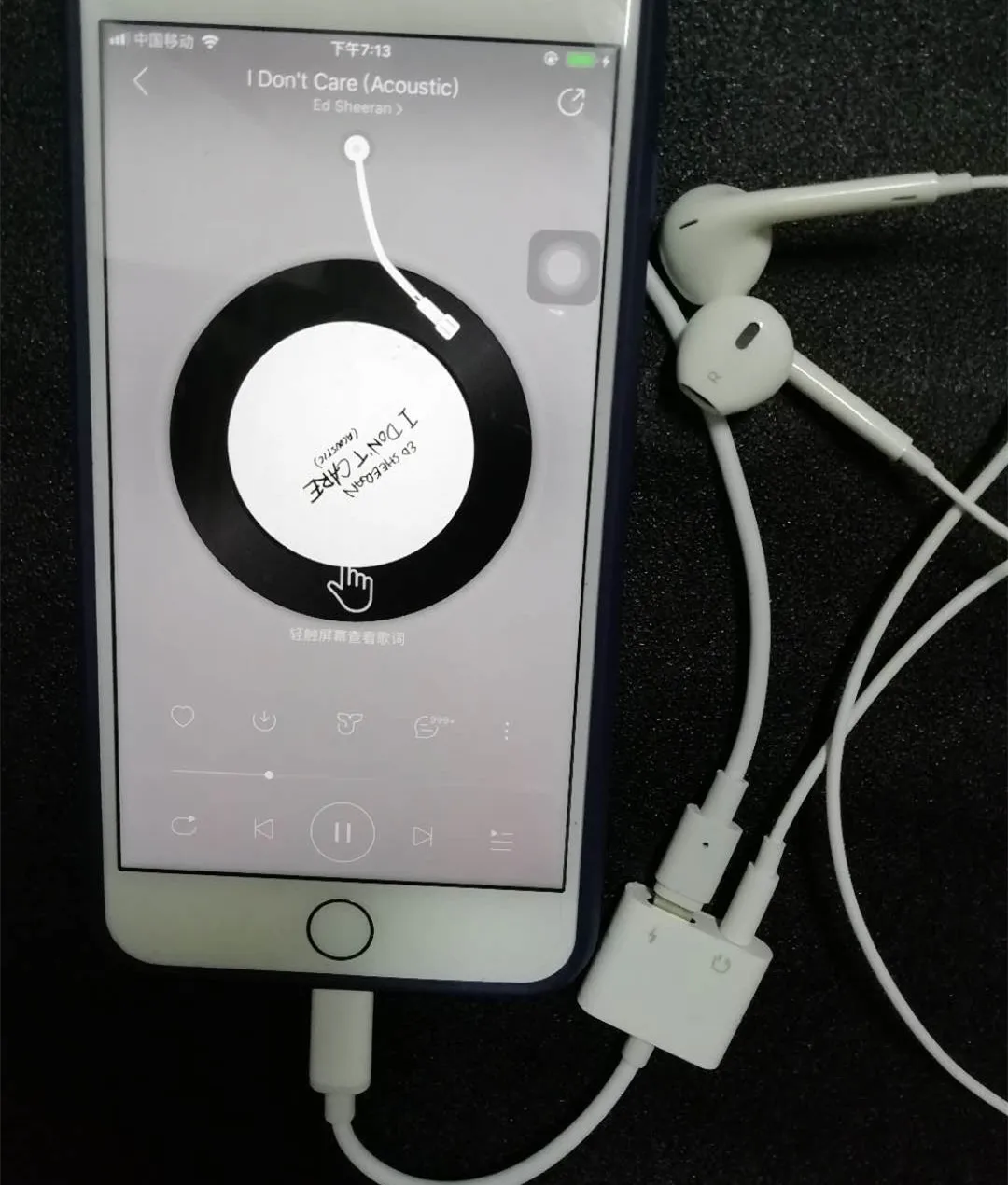 2 in 1 Adapter For Iphone 7 7Plus Charging Listening Lightning to 3.5mm Jack Adapters 8 8Plus X Headphones Converter | Мобильные
