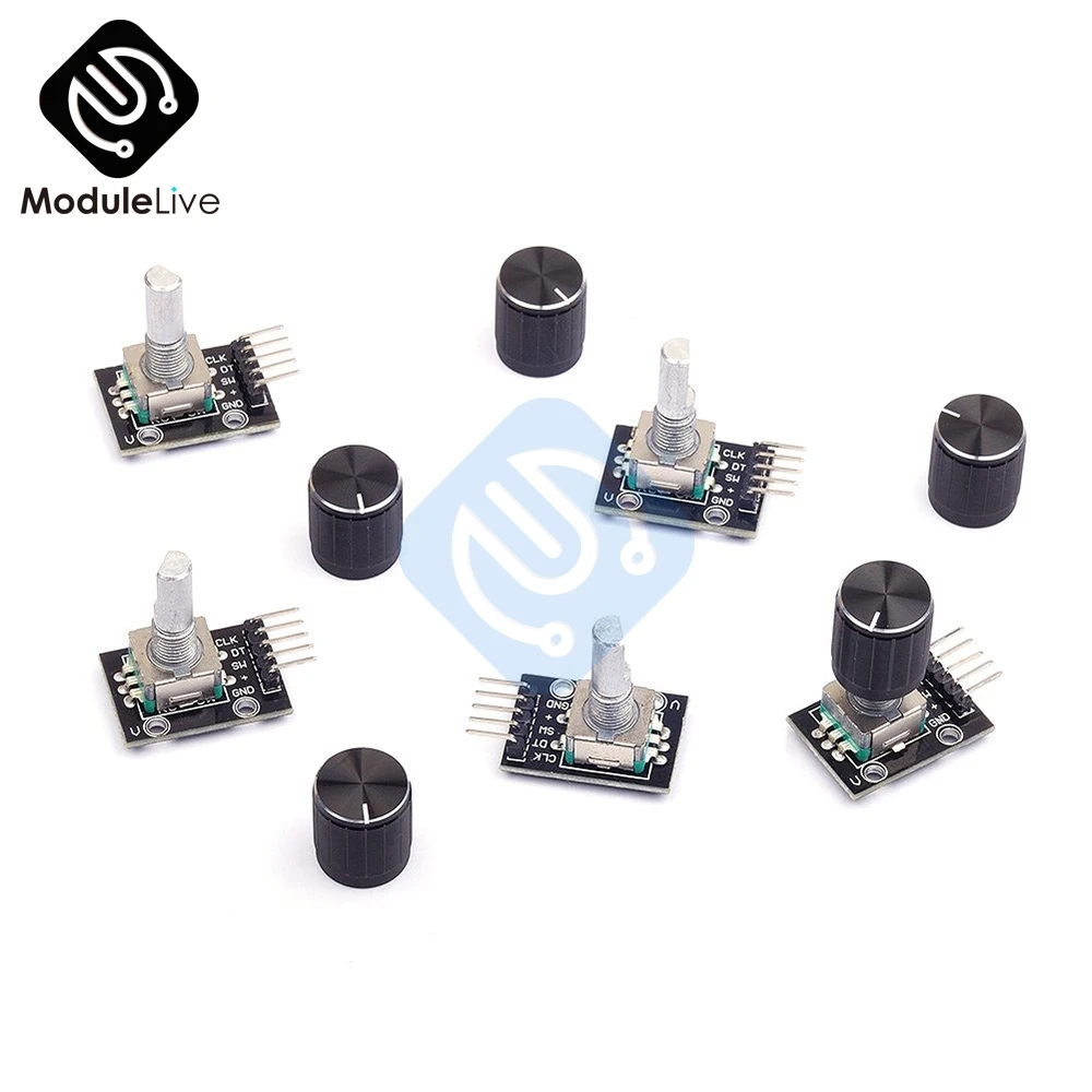 5 комплектов модуль роторного кодировщика с углом поворота 360 градусов для Arduino