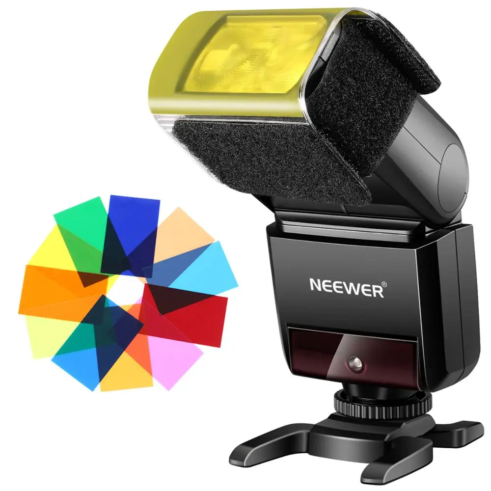 Neewer 2 4G беспроводная 1/8000s HSS TTL GN36 Вспышка Speedlite Master/Slave с N1T S триггером 12 цветных