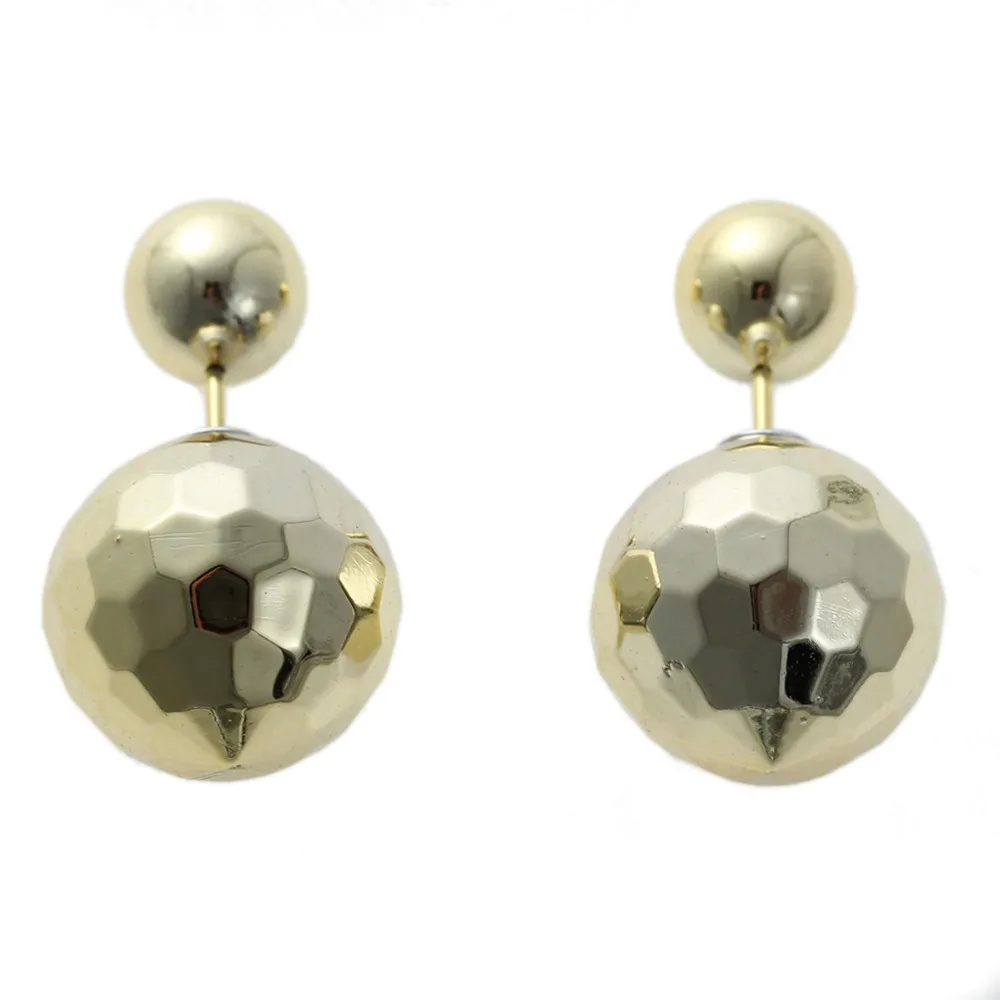 8 сезонов 2016 модные круглые акриловые серьги гвоздики двухсторонние женские 7